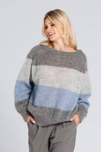 Sweter damski kaszmirowy z alpaką Blue Look M361